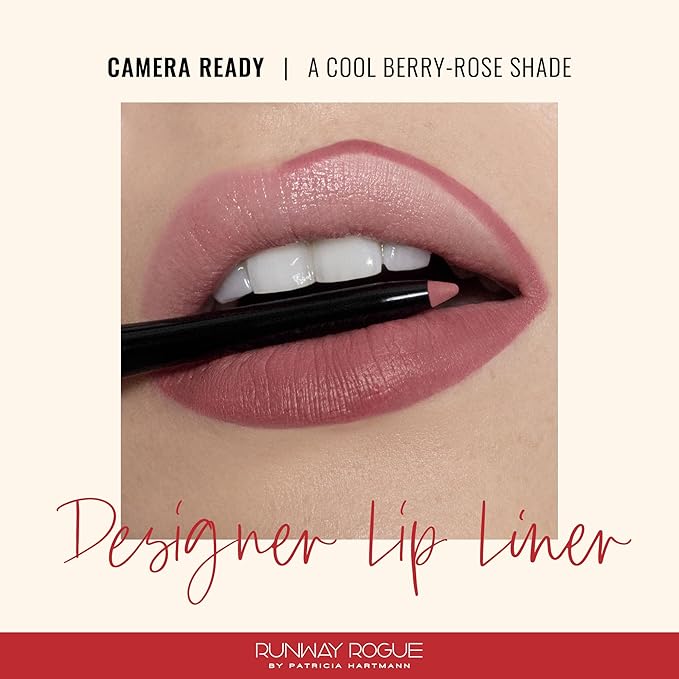 Runway Rogue Matte Lip Liner Pencil with Sharpener, ‘Camera Ready’