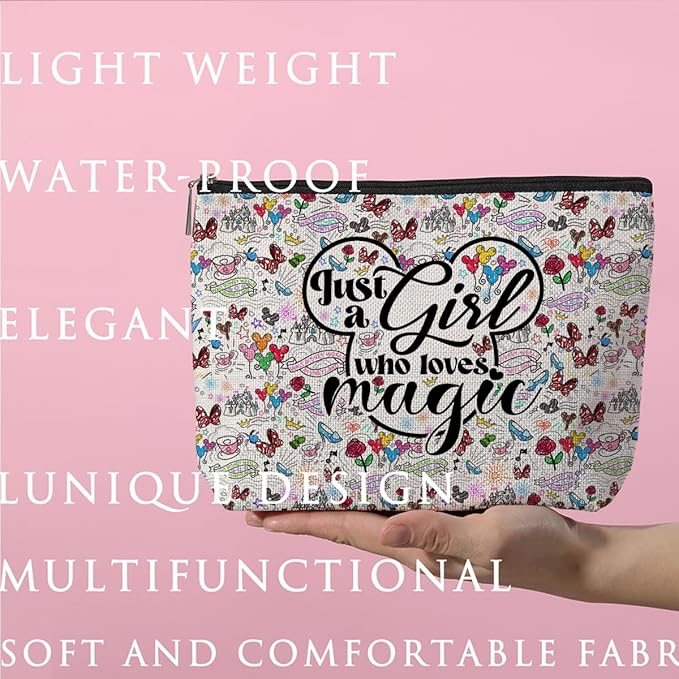ZHAMEN Cute Mouse Cartoon Movies Makeup Bag Magic Mouse Cosmetic Bags