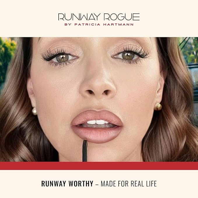 Runway Rogue Matte Lip Liner Pencil with Sharpener, ‘Nude Awakening’