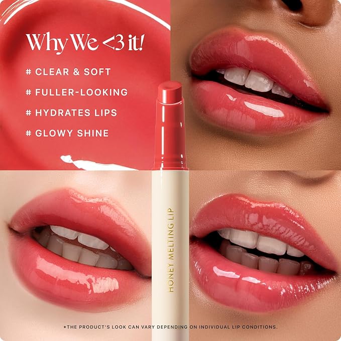Nature Republic HONEY MELTING LIP (04 POMEGRANATE) | SOFT LIP STICK, Hydrating Gloss, Moisturizing balms, Sheer tint, Shine & Glowy Finish, korean make up