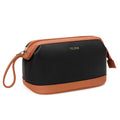 Telena Leather Make Up Bag Portable Travel Makeup Bag Waterproof