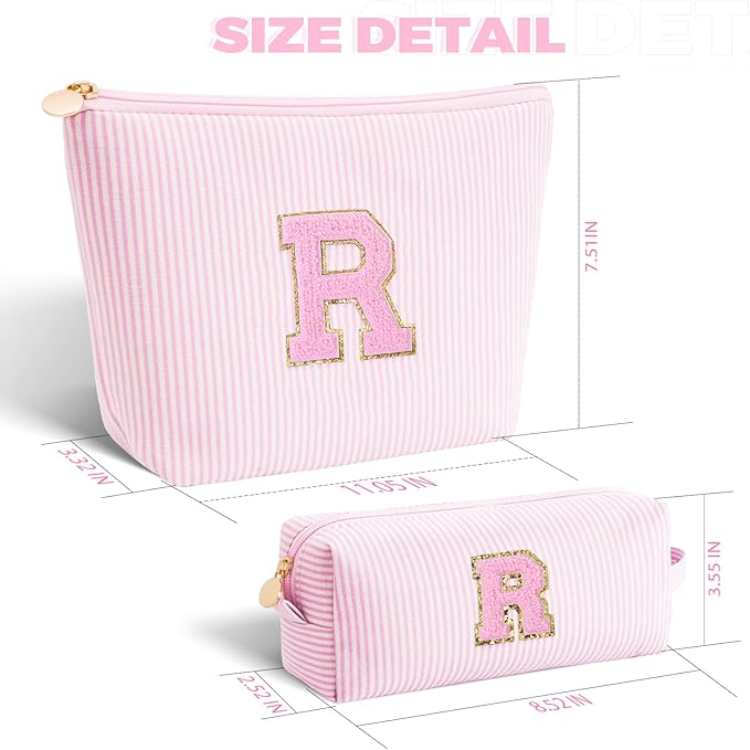 Btffitting Gifts for Teen Girls Women - Birthday Gifts for 10 11 12 13 14 15 16 17 18 Years Old Girl,Makeup Bag Cosmetic Bag,Teacher Gift Trendy Stuff Toiletry Bag - Pink,R
