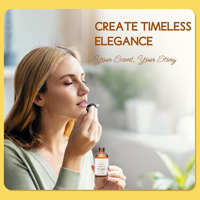 LOTUSJOY Neroli Essential Oil, for Skin, Diffuser, Room Spray, 4 Oz
