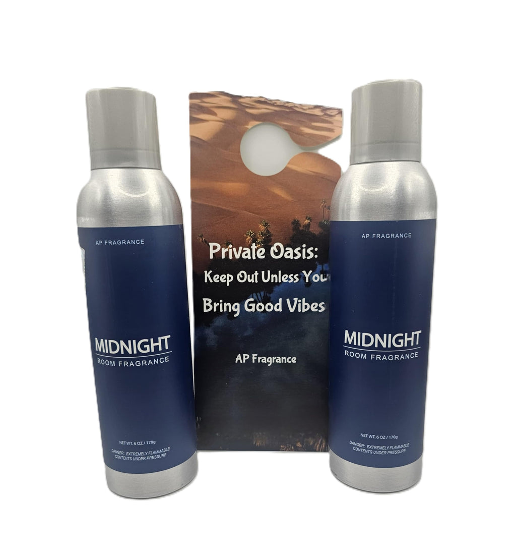 Belfair Oaks Midnight - Air Freshener Spray - Concentrated Room Deodorizer for Home, Car, Office, 2 Pack