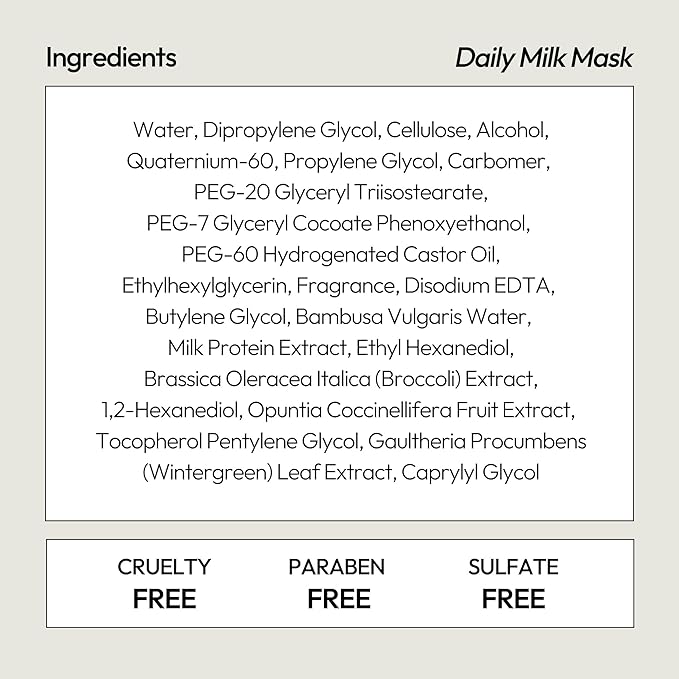 LAPCOS K Beauty Milk Sheet - Highly Moisturizing Face Mask (Pack of 5)