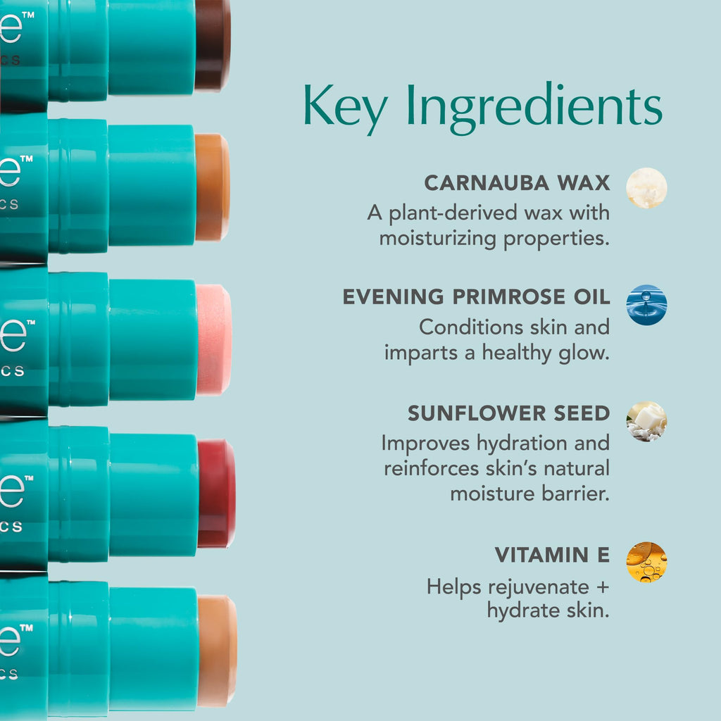Thrive Causemetics Cream Blush Triple Threat Color Stick, True Red Matte