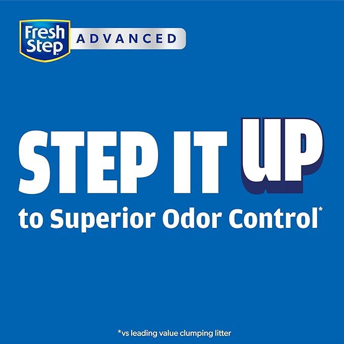 Fresh Step Advanced Extreme Clump Multi Cat Clumping Litter with Febreze Freshness, Mountain Spring Scent, Ammonia Block Technology, Low Dust, Low Tracking, 18.5 lb. Box, Pack of 2