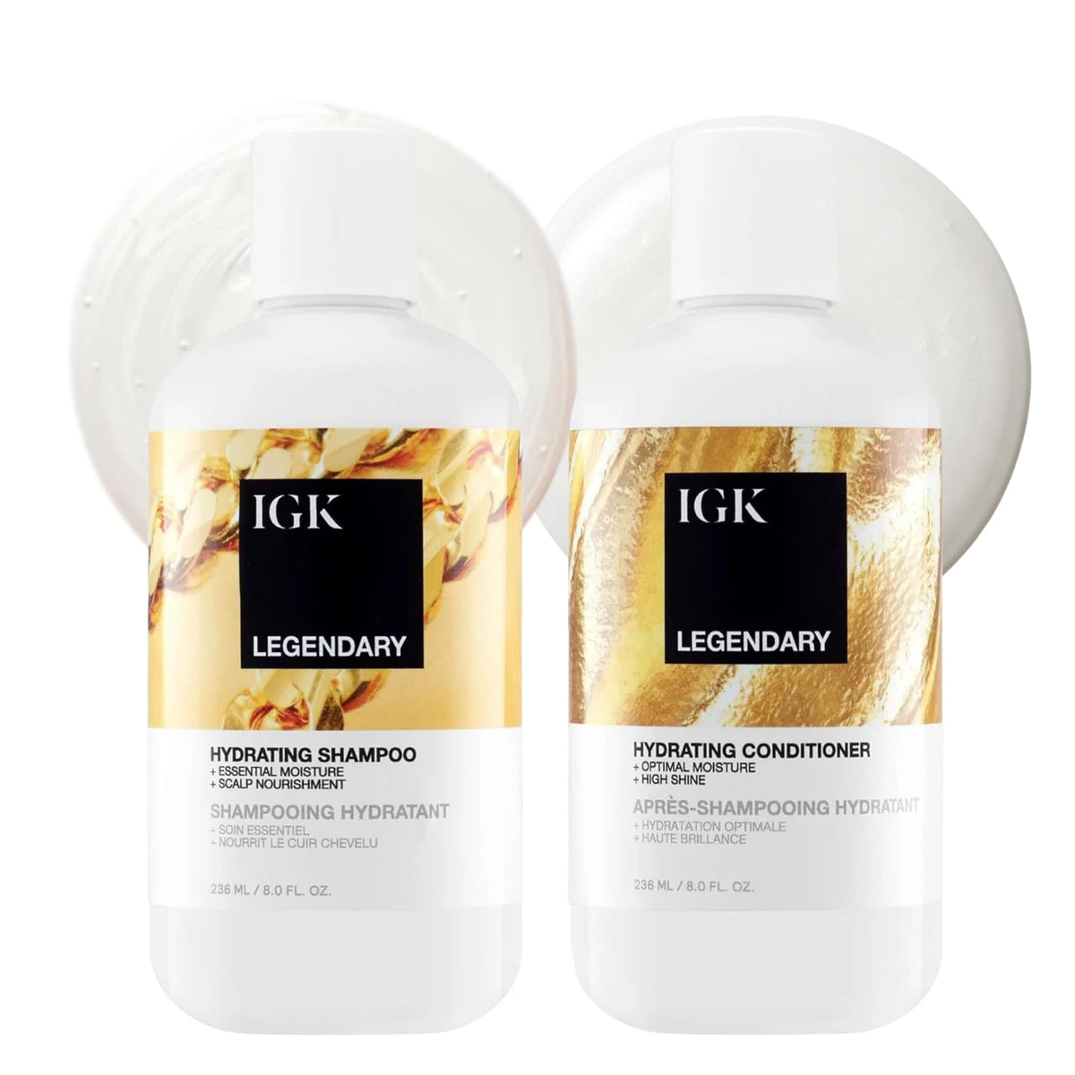 IGK Legendary Dream Hair Shampoo & Conditioner Set, 33.8 oz, Pack of 2