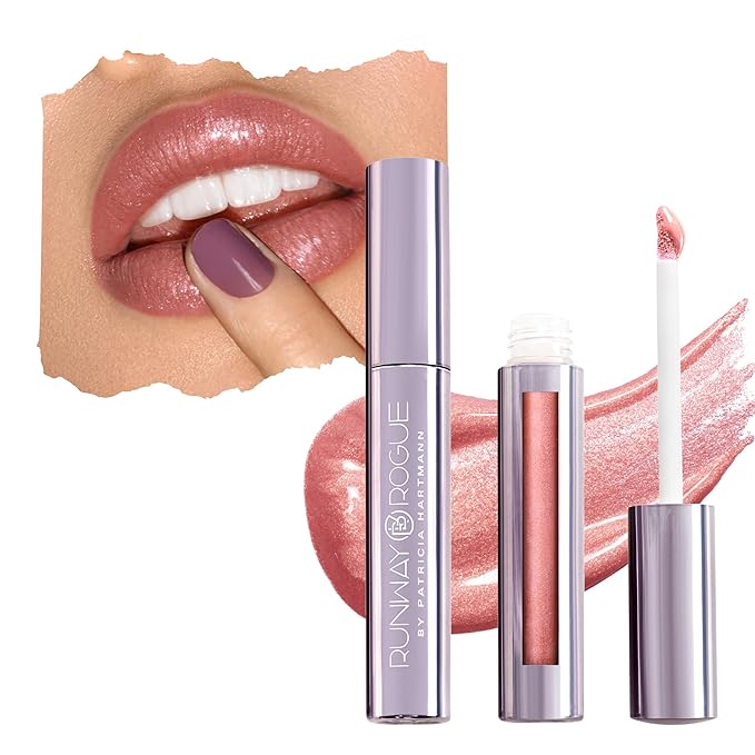 Runway Rogue Hydrating Shimmer Lip Gloss, Anti-Aging, 'Strike a Pose'