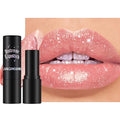 Jolilab Sparkling Lipstick Lip Gloss Long Lasting Waterproof Moisturizer Lip Balm Glitter Shimmer Metallic Lipstick, Diamond Shiny Bold Glow Goth for Women Girls,Non-sticky (1, 02#)