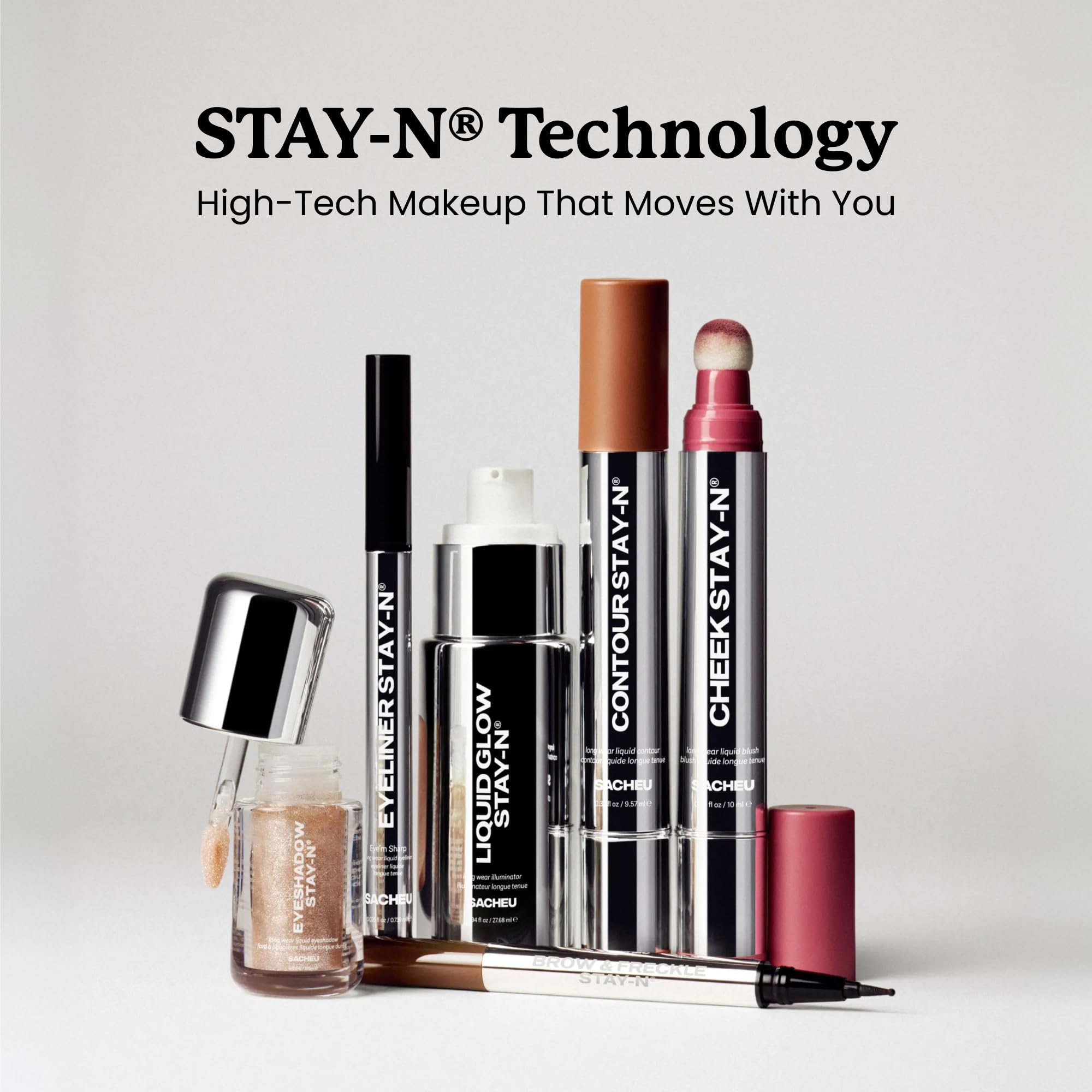 Sacheu Cheek STAY-N Liquid Blush, Dewy Finish, I'm Playful