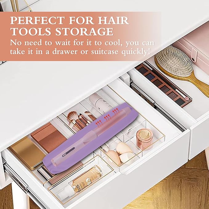 Suafrnut Professional Heat Resistant Hot Hair Tools Organizer Bag