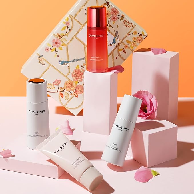 Donginbi Red Ginseng Essential Skin Care Set | Korean Skin Care Gift Set