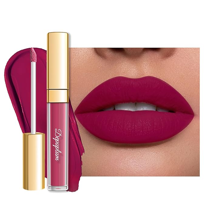 Depuplum Magenta Lipstick Matte for Women Color Stay Long Lasting Lipsticks