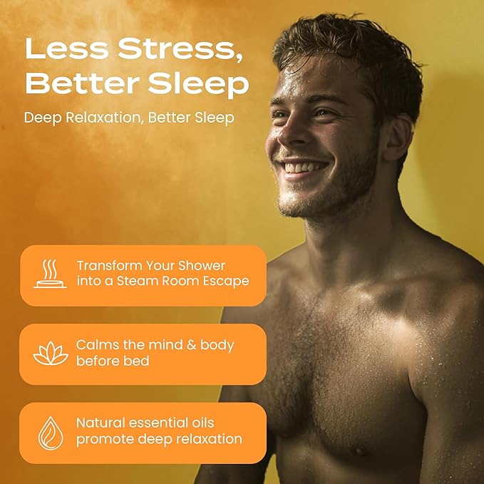 BodyRestore Shower Steamers Aromatherapy, Self Care Gifts, Energize 15 Pack