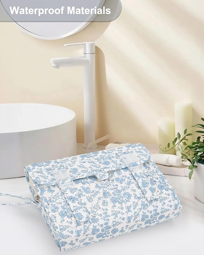 Relavel Hanging Toiletry Bag, Travel Toiletries Bag with Hanging Hook
