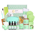 30 Pcs Mother's Day Gift for Mom, Facial Skin Care Set for Men & Women, Self-Care Home Spa Gift Basket Set, Tea Tree Essential Oil, Dad, Bath & Body Gift Set, Christmas, Anniversary, Birthday, Wife
