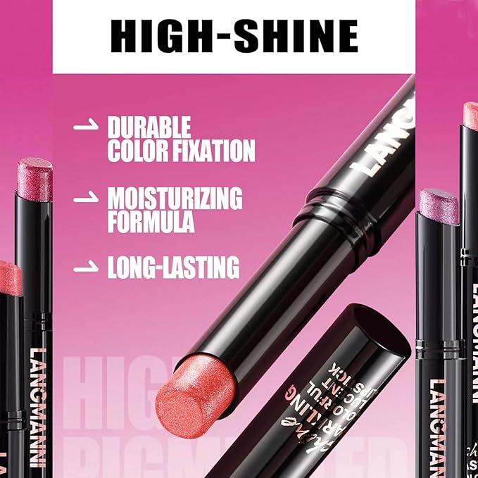 TWLBXMG Purple Lipstick For Women Matte Nude Glitter Shimmer Metallic Highly Pigmented Moisturizing Lip stick Hypoallergenic Waterproof Long Lasting Lipsticks Quick Makeup Lightweight Portable 03#