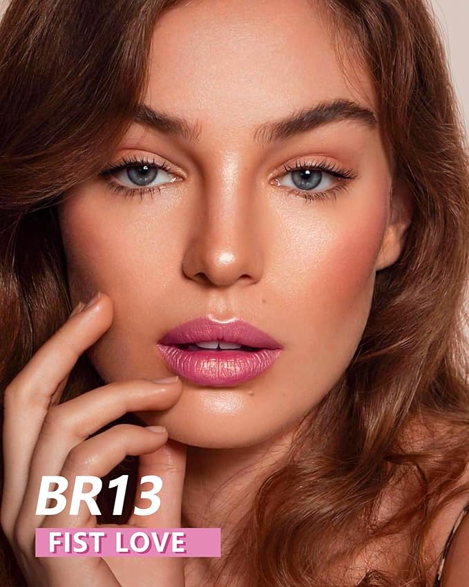 MAKI YIKA Pink Lipstick for Women Metallic Liquid Lipsticks Long Lasting