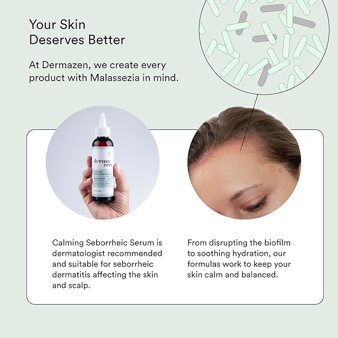 Dermazen MCT Scalp Moisturizer Hydrates Dry, Flaky, Itchy Scalp & Skin 4oz