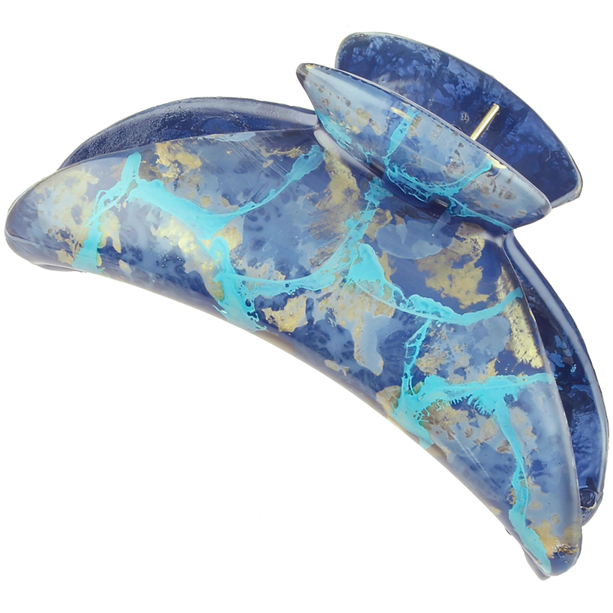 Camila Paris CP2712 French Hair Clips for Women, 3.75" Large Claw Clip Strong Hold All Day, No Damage No Slip Claw Clips for Thick Curly Wavy Fine Straight Hair, Jaw Clip Made in France