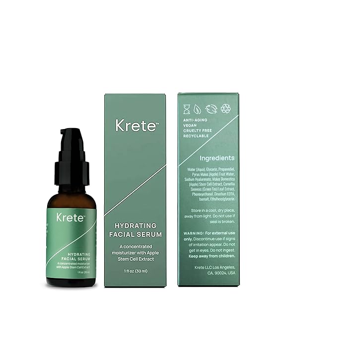 krete One-Two Punch with Probiotic Facial Cleanser & Facial Serum for Men – Moisturize, Hydrate, and Protect Your Skin in 30 Seconds