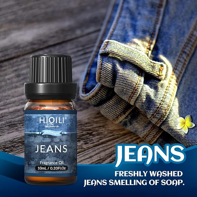 HIQILI Men's Fragrance Essential Oils Trial Set for DIY Crafts & Diffuser