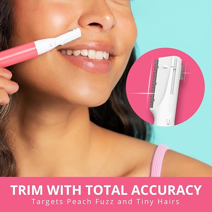 PalmPerfect Personal Hair Trimmer – Painless Precision Shaver for Eyebrows