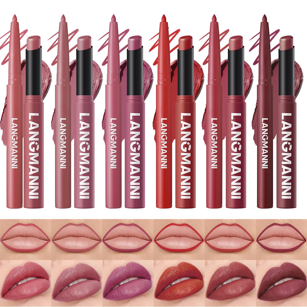 3Pcs Lip Liner, Lipstick and Lip Gloss Set, Lip Combo Sets (Red Rose)