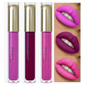 ilembane Matte Liquid Lipstick Set, Long Lasting Vegan - Purple Lip Trio