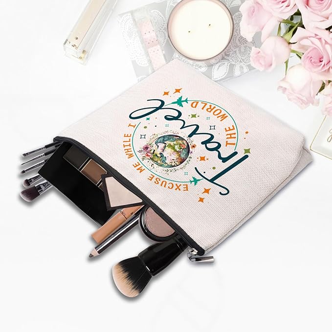 CEASQVAA Travel Gifts for Women: Cosmetic Bag - Best for International Travelers & Weekend Trips