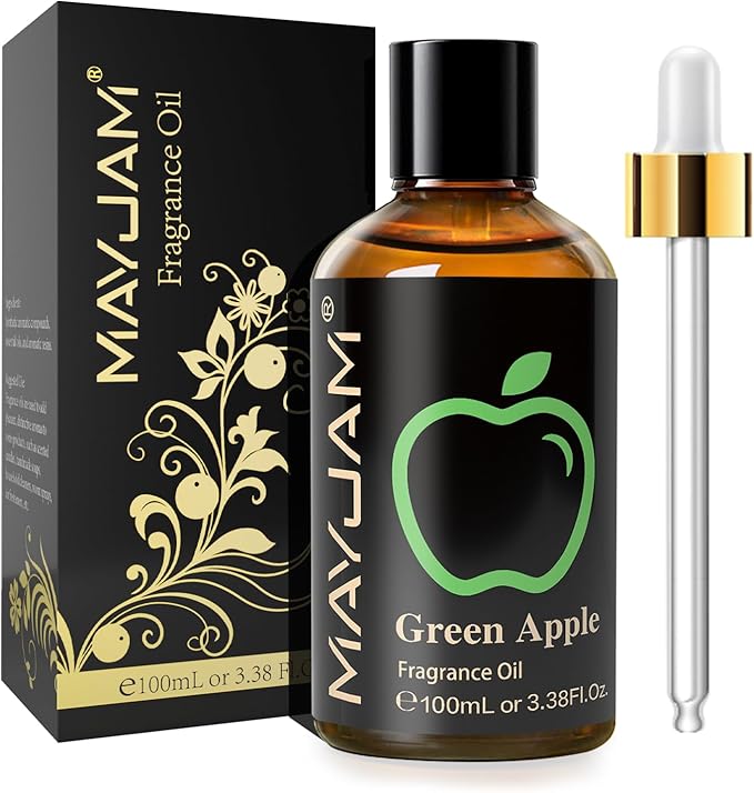 MAYJAM Green Apple Fragrance Oil for Diffusers, 100ML/3.38FL.OZ