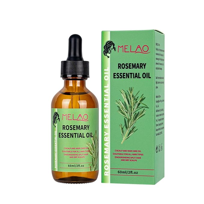 Hobaca Organics Rosemary Mint Scalp & Hair Strengthening Oil for All Hair Types, 2 Ounce (2 FL Rosemary Mint Oil)