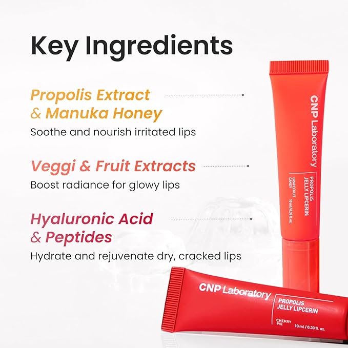 CNP Propolis Jelly Tinted Lipcerin™ - 04 Cherry Pie, 0.3 fl.oz.