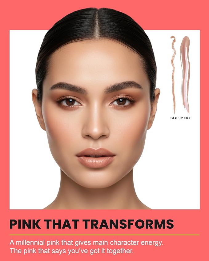 Kirby Kosmetics Lip Kit Duo – Glo-up Era - TikTok-Viral Precision Liner & Glossy Liquid Lipstick, Clean 2-Step Set with Hydrating Long-Wear Color – Bold Inclusive Beauty for Everyday Konfidence
