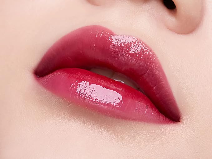 JUNG SAEM MOOL Glow Lasting Tint | Glossy Finish Korean Makeup (0.14 fl oz, More Deep Plum)