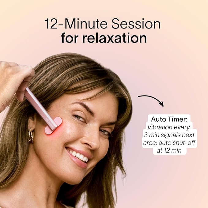 Solawave 4-in-1 Red Light Therapy Wand for Face & Neck + Activating Serum