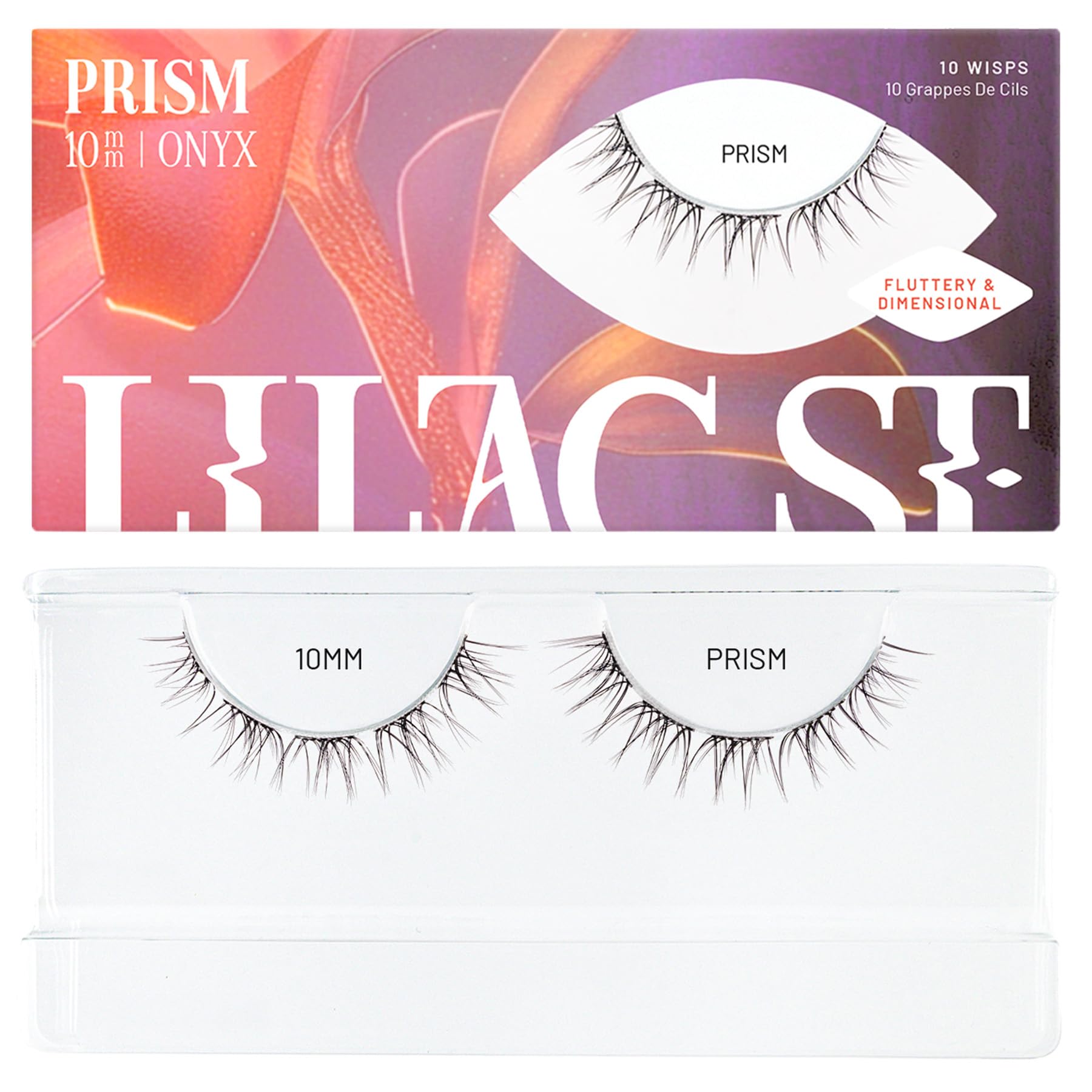 Lilac St Volume Lash Clusters for DIY Lash Extensions, Prism, 10mm