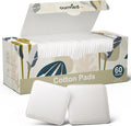 Ourmed Life Large Cotton Pads for Face, 3 x 3 Makeup Remover Pads, 60 ct