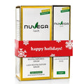 Nuvega Lash - Vegan Eyelash & Eyebrow Serum Set I Longer Eyelashes in 4-6 Weeks I Lash and Eyebrow Growth Serum I Made in Germany I 1ml & 3ml