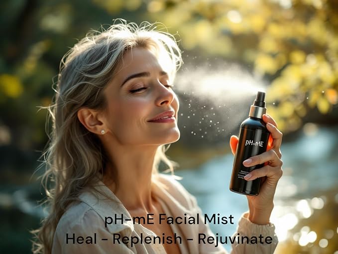 pH-mE Hydrating Cleaning Face Mist, Copper Rose, Pure, Natural, Organic Ingredients Helps your Skin Reduce Wrinkles, Fine Lines, Inflammation, Acne, for Clear Beautiful Skin (2oz)