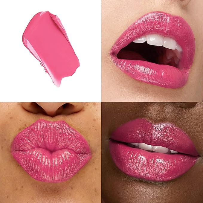 ilembane Hydrating Tinted Lipstick, Mauve Pink Glossy Lip Balm - Pastel
