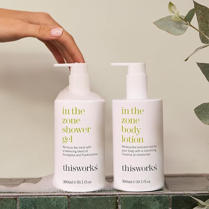 This Works In The Zone Set 10.1 fl oz each - Shower Gel & Body Lotion Duo