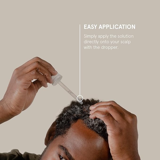 Keeps Minoxidil Solution 5% for Men, 3 Month Supply (3 x 2 fl oz Bottles)