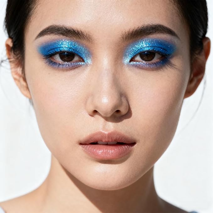 Hyesamyo Gentle Cream Blue Eyeshadow Stick for Sensitive Eyes - 14 Hypoallergenic Shades - Long Lasting Waterproof Formula That Feels Lightweight and Non-Irritating All Day (22#)