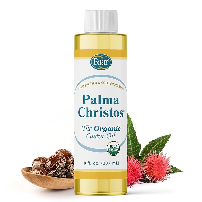 Baar Palma Christos Organic Castor Oil, 8 oz