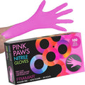 FRAMAR Pink Gloves Disposable Latex Free Large, Nitrile Gloves Large