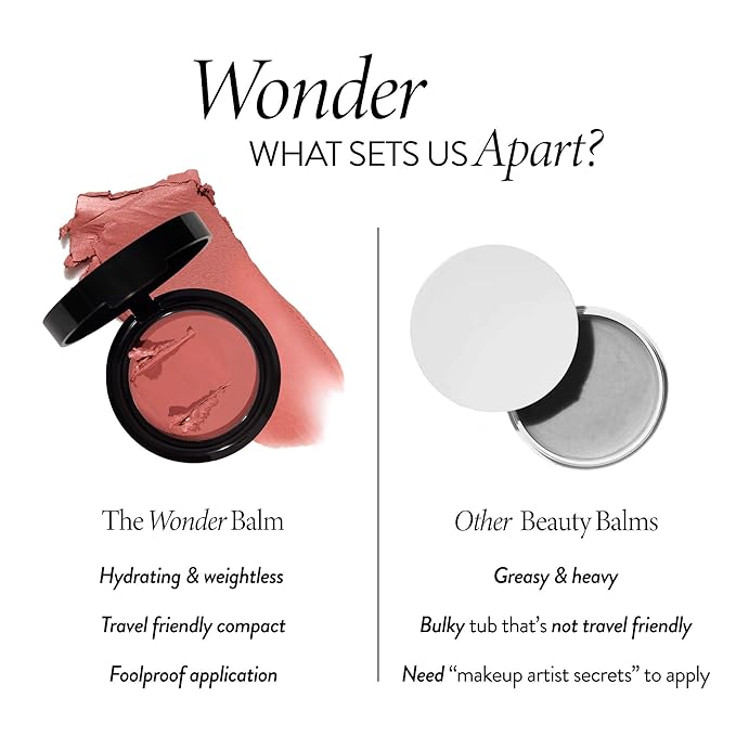LAURA GELLER NEW YORK The Wonder Balm Cream Blush –Multi-Use, Pinch-Me Pink