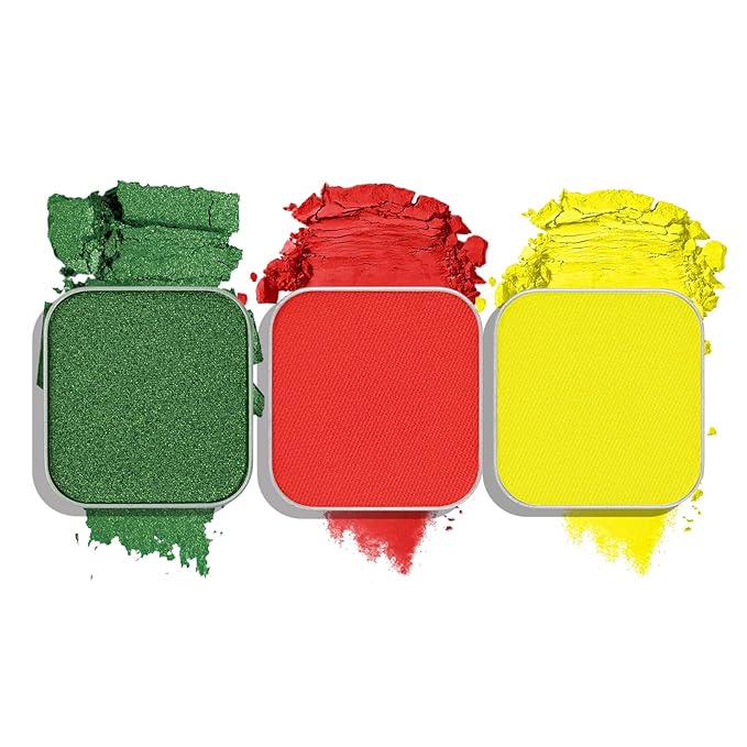 Fillwie Bold Color Matte Eyeshadow Trio, Refill Pan Fits Magnetic Palette