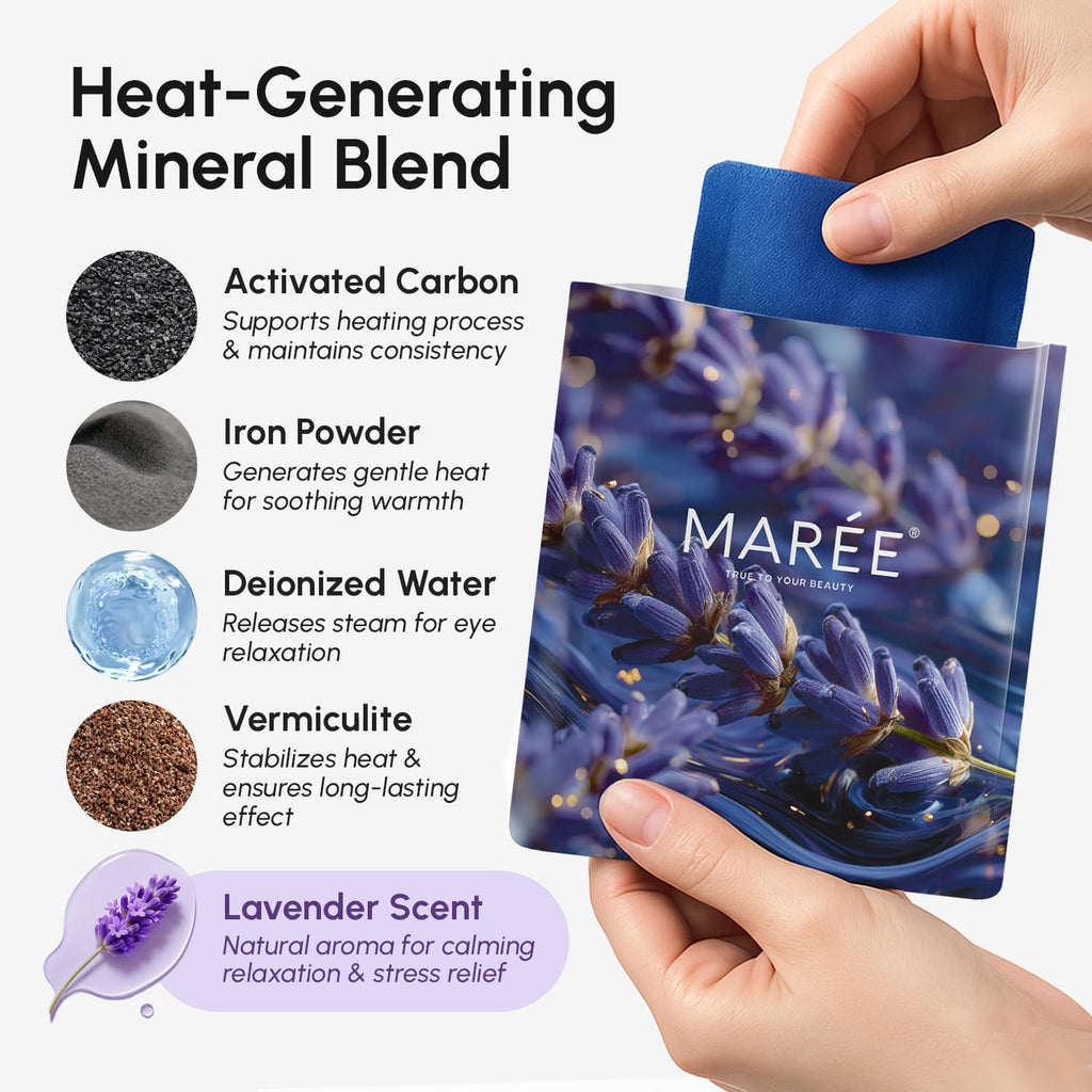 MAREE Heated Eye Masks for Dry Eyes – Facial Steamer Alternative